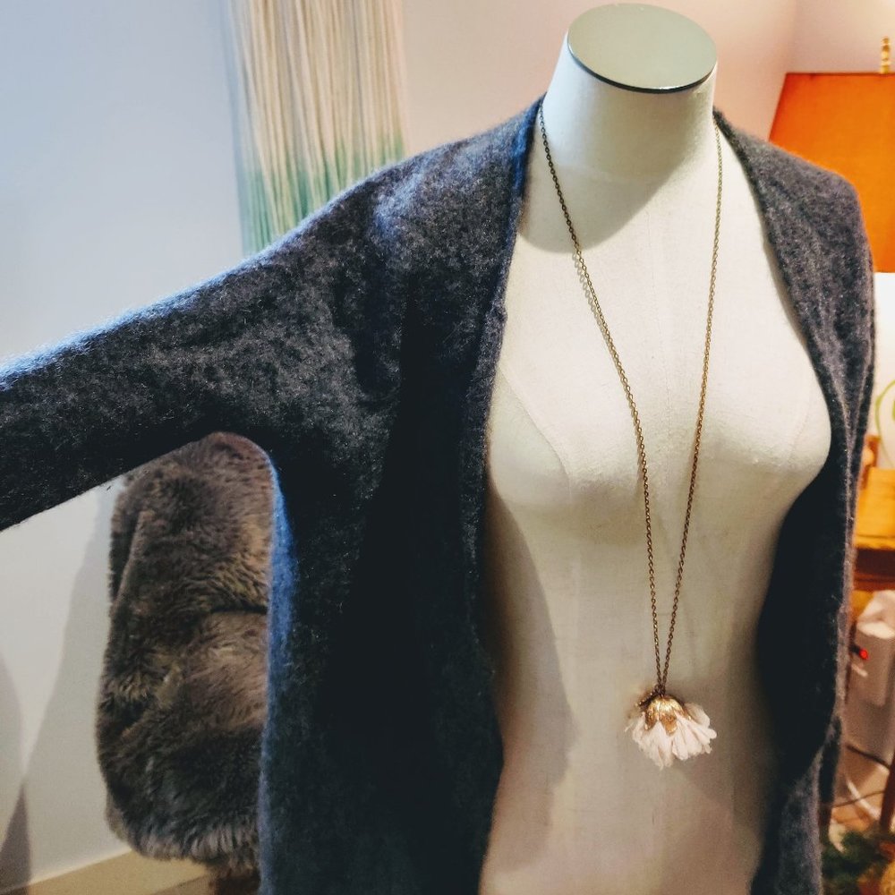 14th & Union Cashmere Gray Sweater S